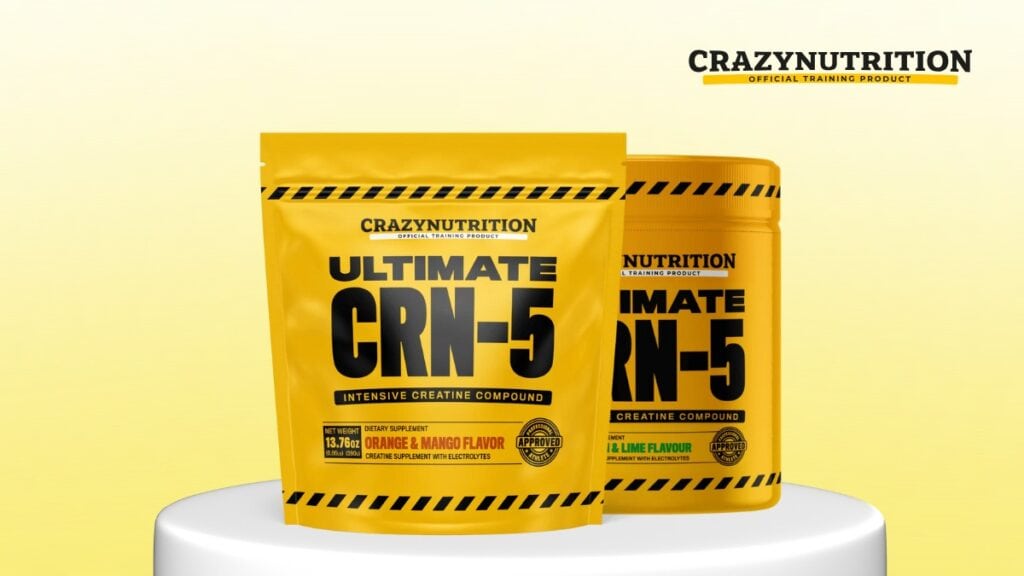 Creatine supplement in vibrant packaging