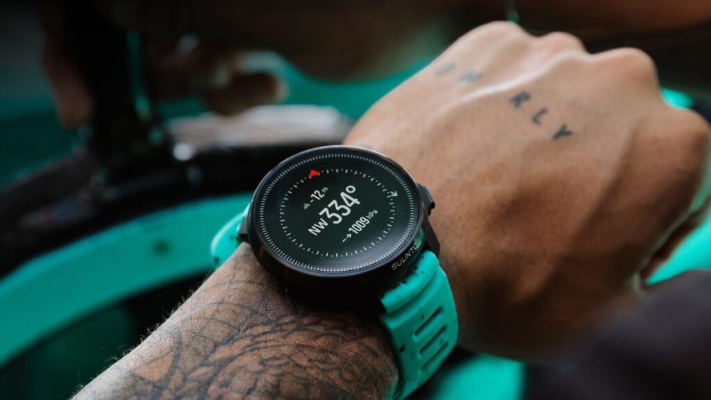 Close up of a hand wearing a digital watch