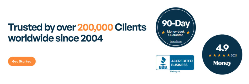 Trusted by 200,000 clients globally